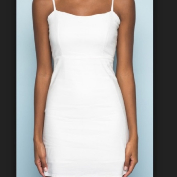Brandy❤Melville White Karla Dress - Picture 2 of 6
